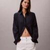 Locker sitzendes Button-Down-Hemd aus Leinenmischung Locker sitzendes Button-Down-Hemd aus Leinenmischung