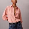 Locker sitzendes Button-Down-Hemd aus Leinenmischung Locker sitzendes Button-Down-Hemd aus Leinenmischung