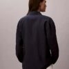 Locker sitzendes Button-Down-Hemd aus Leinenmischung Locker sitzendes Button-Down-Hemd aus Leinenmischung