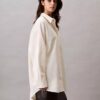 Locker sitzendes Button-Down-Hemd aus Viskosemischung Locker sitzendes Button-Down-Hemd aus Viskosemischung