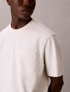 Locker sitzendes T-Shirt aus Baumwollmischung