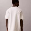 Locker sitzendes T-Shirt aus Baumwollmischung Locker sitzendes T-Shirt aus Baumwollmischung