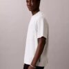 Locker sitzendes T-Shirt aus Baumwollmischung Locker sitzendes T-Shirt aus Baumwollmischung