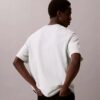 Locker sitzendes T-Shirt aus Baumwollmischung Locker sitzendes T-Shirt aus Baumwollmischung