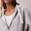 Logo-Band-Fleece-Hoodie mit Reißverschluss Logo-Band-Fleece-Hoodie mit Reißverschluss