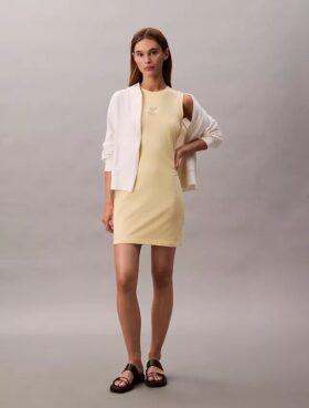 Logo-Grafik Mini-Tank-Kleid