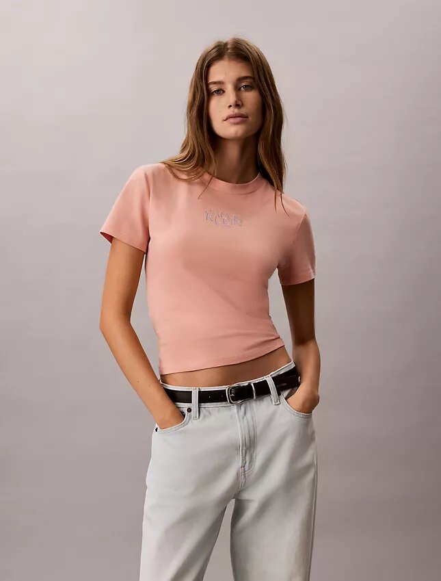 Logo-Grafik Slim-T-Shirt Logo-Grafik Slim-T-Shirt