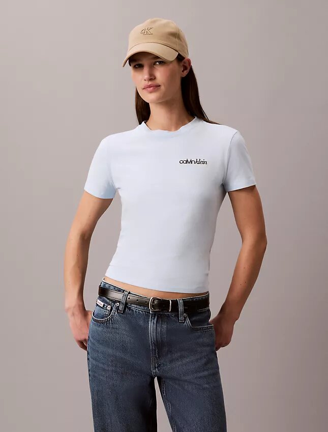 Logo-Grafik Slim-T-Shirt Logo-Grafik Slim-T-Shirt
