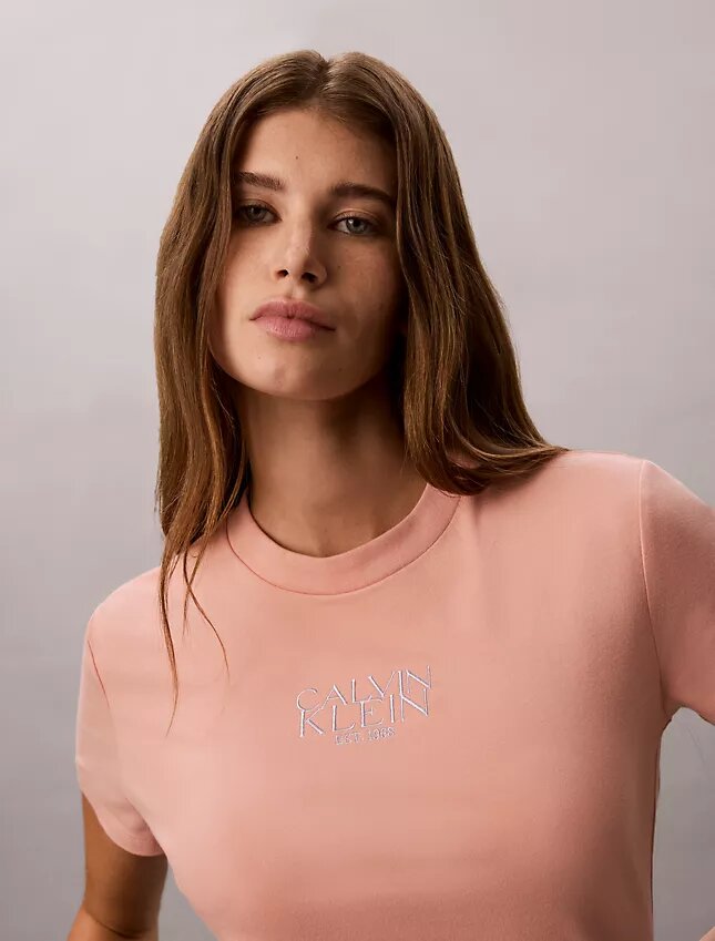 Logo-Grafik Slim-T-Shirt Logo-Grafik Slim-T-Shirt