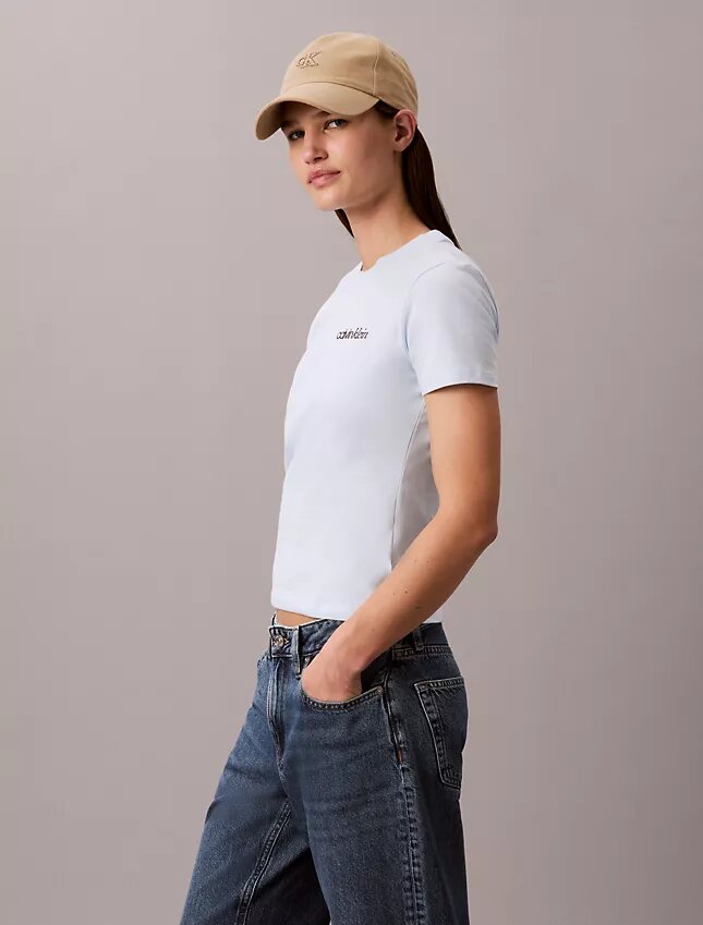 Logo-Grafik Slim-T-Shirt Logo-Grafik Slim-T-Shirt
