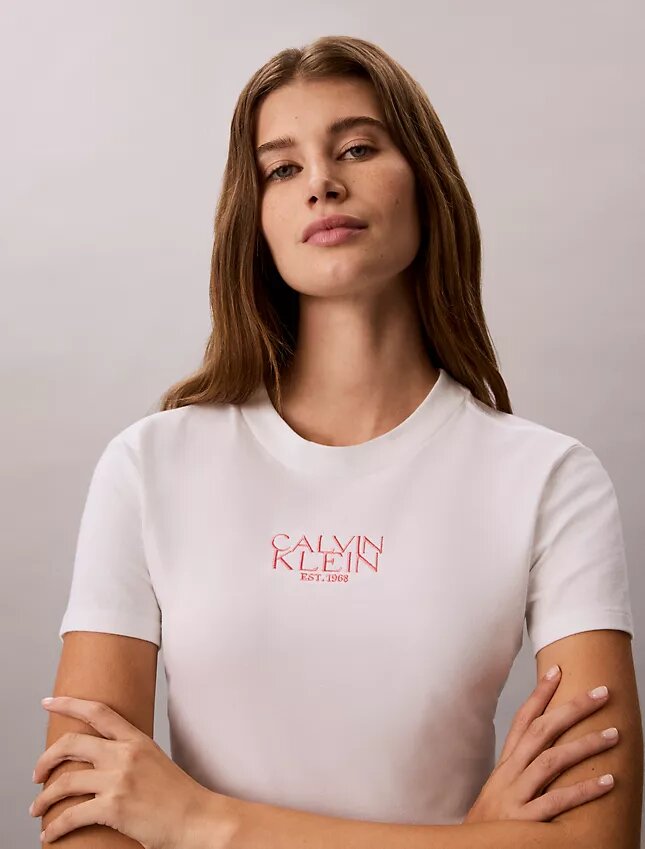 Logo-Grafik Slim-T-Shirt Logo-Grafik Slim-T-Shirt