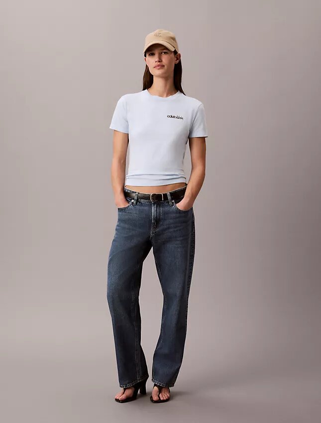Logo-Grafik Slim-T-Shirt Logo-Grafik Slim-T-Shirt