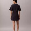 Logo-Ripp-Interlock-T-Shirt-Kleid Logo-Ripp-Interlock-T-Shirt-Kleid