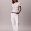 Logo-Schriftzug-Grafik Slim-Fit-T-Shirt Logo-Schriftzug-Grafik Slim-Fit-T-Shirt