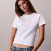 Logo-Schriftzug-Grafik Slim-Fit-T-Shirt Logo-Schriftzug-Grafik Slim-Fit-T-Shirt