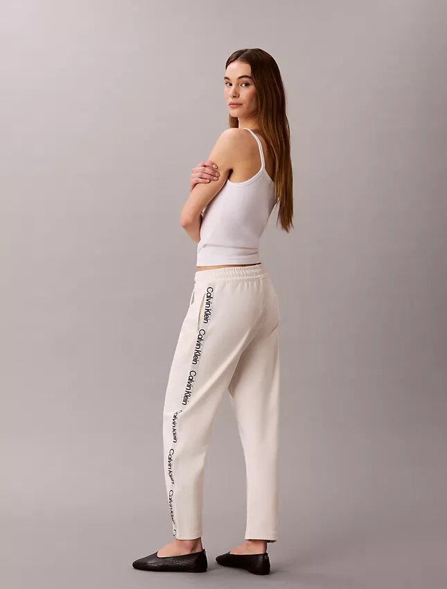 Logo-Streifen-Hose mit geradem Bein Logo-Streifen-Hose mit geradem Bein