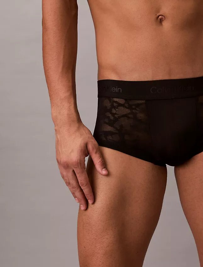 Low Rise Trunk aus Mikrofaser-Spitze Low Rise Trunk aus Mikrofaser-Spitze