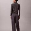 Lässige Cargo-Hose aus Satin-Twill Lässige Cargo-Hose aus Satin-Twill