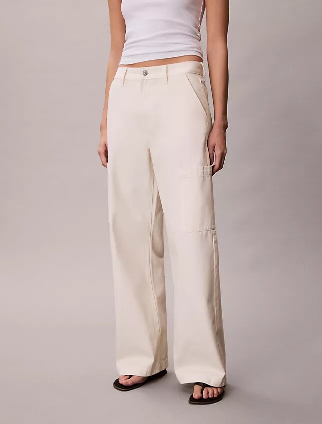 Lässige Denim-Cargo-Hose Lässige Denim-Cargo-Hose