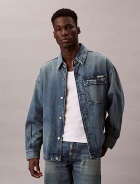 Lässige Denim-Feldjacke