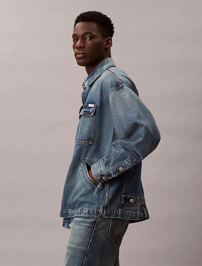 Lässige Denim-Feldjacke Lässige Denim-Feldjacke