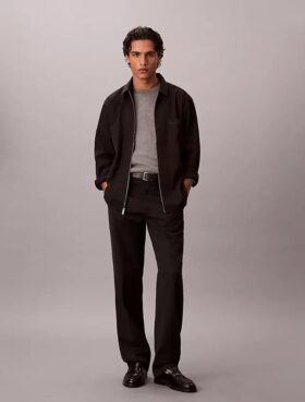 Lässige Hemdjacke aus Wollmischung