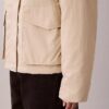 Lässige Jacke mit Sherpa-Kragen Lässige Jacke mit Sherpa-Kragen