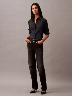 Lässige Jeans aus Baumwolle und Kaschmir