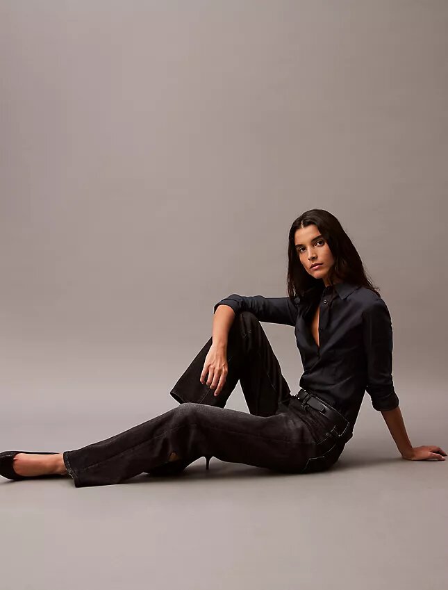 Lässige Jeans aus Baumwolle und Kaschmir Lässige Jeans aus Baumwolle und Kaschmir