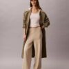 Lässige Strickhose mit weitem Bein Lässige Strickhose mit weitem Bein