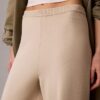 Lässige Strickhose mit weitem Bein Lässige Strickhose mit weitem Bein