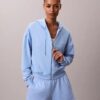 Lässiger Schlaf-Hoodie aus Baumwollmisch-Frottee