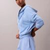 Lässiger Schlaf-Hoodie aus Baumwollmisch-Frottee