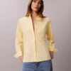 Lässiges Button-Down-Hemd aus Baumwollpopeline Lässiges Button-Down-Hemd aus Baumwollpopeline