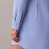 Lässiges Mini-Hemd-Kleid aus Twill Lässiges Mini-Hemd-Kleid aus Twill