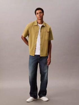 Lässiges Utility Shirt mit Knopfleiste