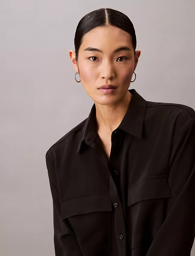 Lässiges Utility Shirt mit Knopfleiste Lässiges Utility Shirt mit Knopfleiste
