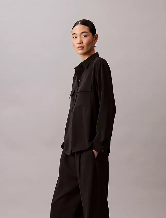 Lässiges Utility Shirt mit Knopfleiste Lässiges Utility Shirt mit Knopfleiste