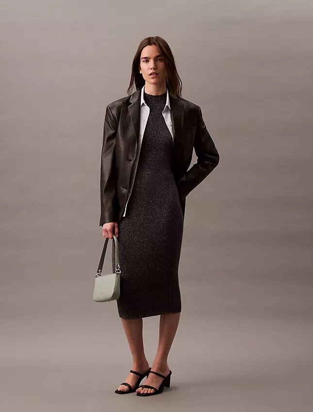 Lurex-Midi-Kleid Lurex-Midi-Kleid