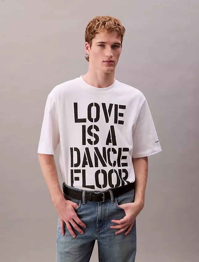 Marc Hundley Pride Love is a Dance Floor Relaxed T-Shirt Marc Hundley Pride Love is a Dance Floor Relaxed T-Shirt