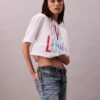 Marc Hundley Pride Viva Love Kurzes, locker sitzendes T-Shirt Marc Hundley Pride Viva Love Kurzes, locker sitzendes T-Shirt