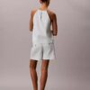 Maßgeschneiderte Shorts aus Leinenmischung Maßgeschneiderte Shorts aus Leinenmischung