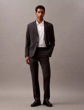 Maßgeschneiderte Slim-Fit-Hose aus Wollmischung