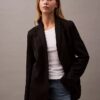 Maßgeschneiderter Blazer aus Rayon Maßgeschneiderter Blazer aus Rayon