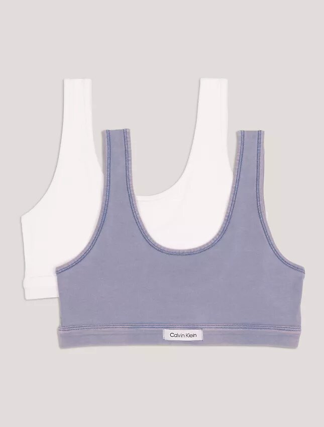 Mädchen-Bralette im 2er-Pack, verwaschen Mädchen-Bralette im 2er-Pack, verwaschen