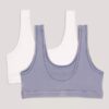 Mädchen-Bralette im 2er-Pack, verwaschen Mädchen-Bralette im 2er-Pack, verwaschen