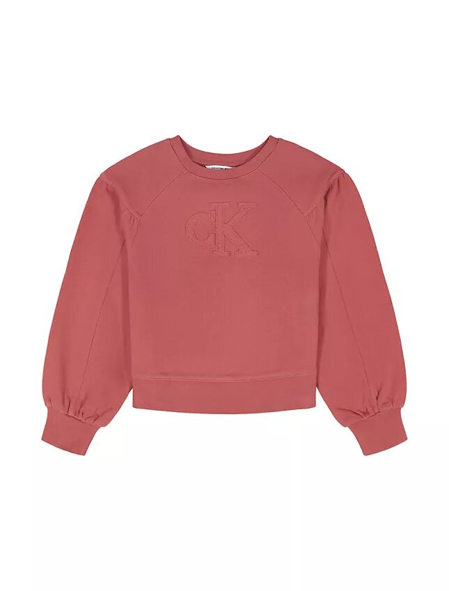 Mädchen-Frottee-Sweatshirt Mädchen-Frottee-Sweatshirt
