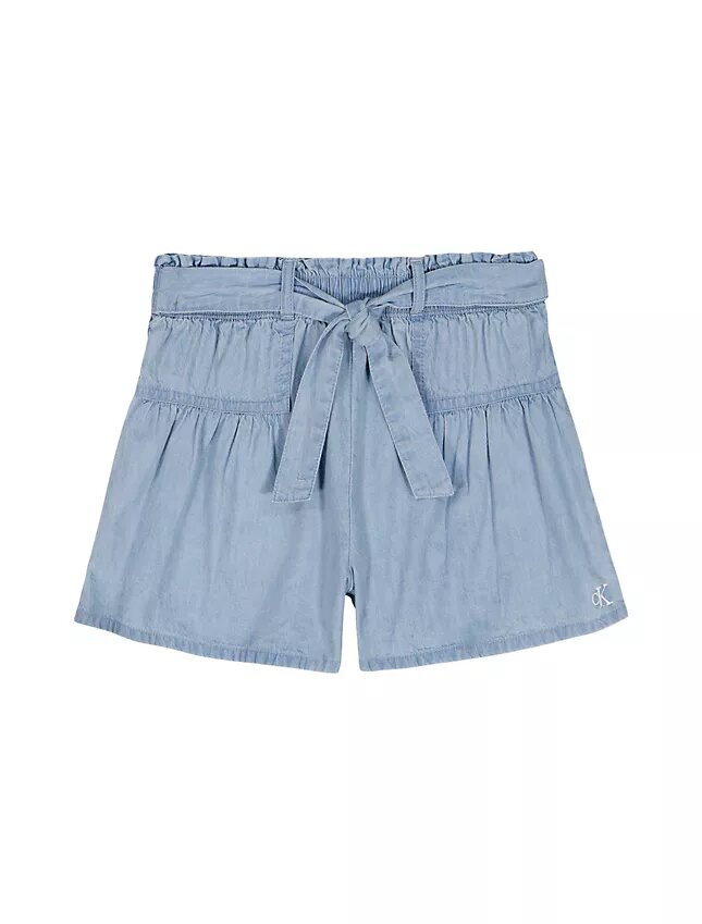 Mädchen-Shorts mit Bindegürtel Mädchen-Shorts mit Bindegürtel
