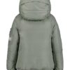Mädchenjacke mit Raglanärmeln und Wattierung