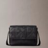Messenger-Tasche mit durchgehendem geprägten Emblem